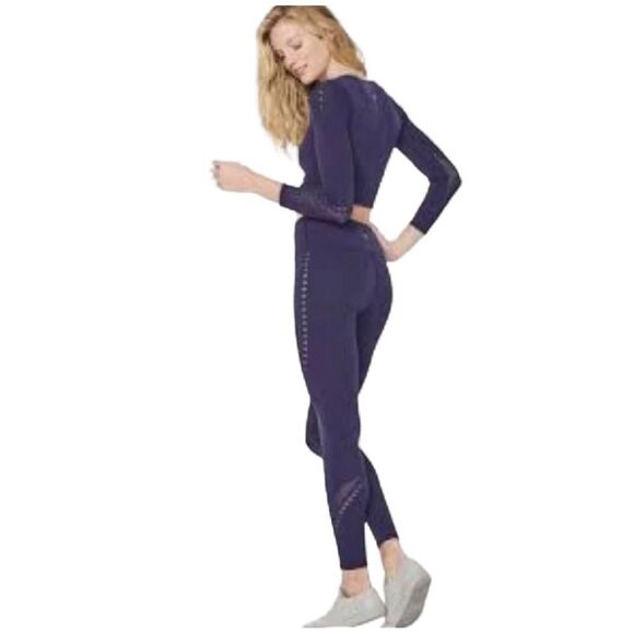 Lululemon Purple Reveal Interconnect Leggings Size 4 - Picture 1 of 8